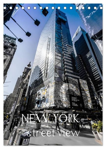 NEW YORK - street view (Tischkalender 2026 DIN A5 hoch) CALVENDO Monatskalender