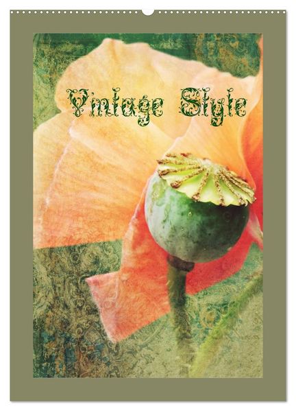 Vintage Style (Wandkalender 2026 DIN A2 hoch) CALVENDO Monatskalender