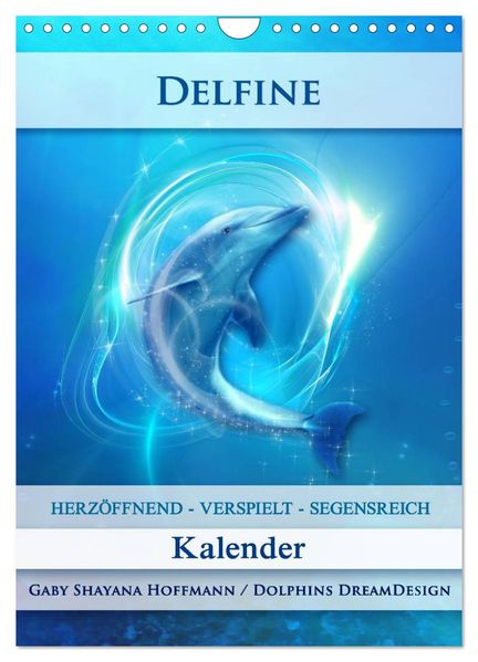 Delfine - Kalender (Wandkalender 2026 DIN A4 hoch) CALVENDO Monatskalender