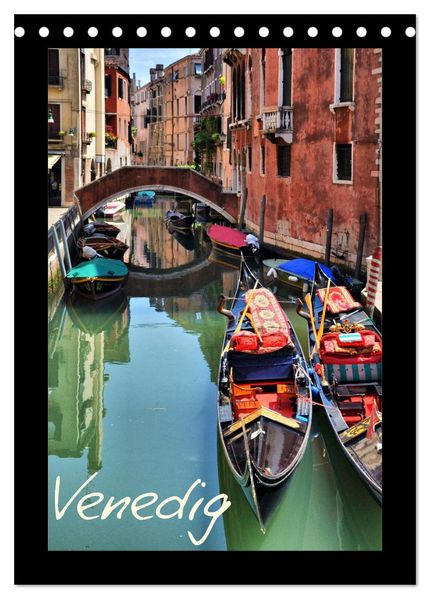Venedig (Tischkalender 2026 DIN A5 hoch) CALVENDO Monatskalender