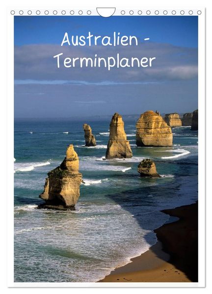 Australien - Terminplaner (Wandkalender 2026 DIN A4 hoch) CALVENDO Monatskalender