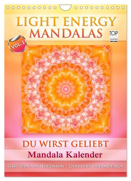 Light Energy Mandalas - Kalender - Vol. 1 (Wandkalender 2026 DIN A4 hoch) CALVENDO Monatskalender