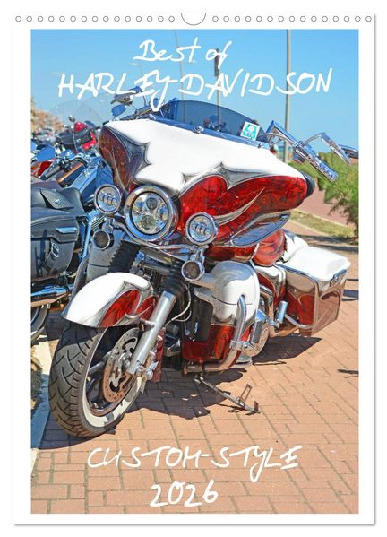 Best of Harley-Davidson Custom-Style 2026 (Wandkalender 2026 DIN A3 hoch) CALVENDO Monatskalender