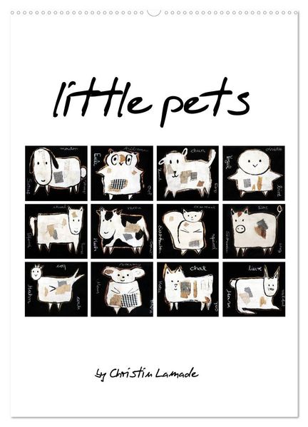 little pets (Wandkalender 2026 DIN A2 hoch) CALVENDO Monatskalender