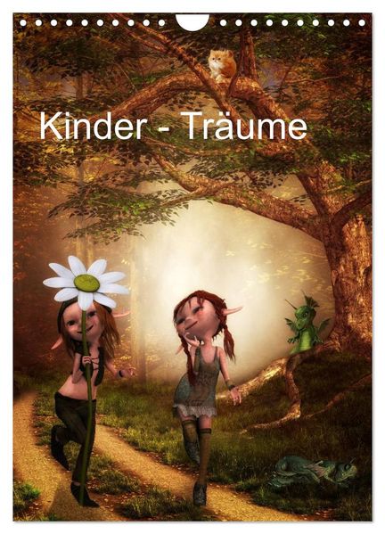 Kinder - Träume (Wandkalender 2026 DIN A4 hoch) CALVENDO Monatskalender