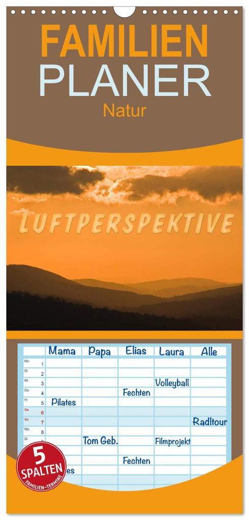 Familienplaner 2026 - Luftperspektive mit 5 Spalten (Wandkalender 21 x 45 cm) CALVENDO