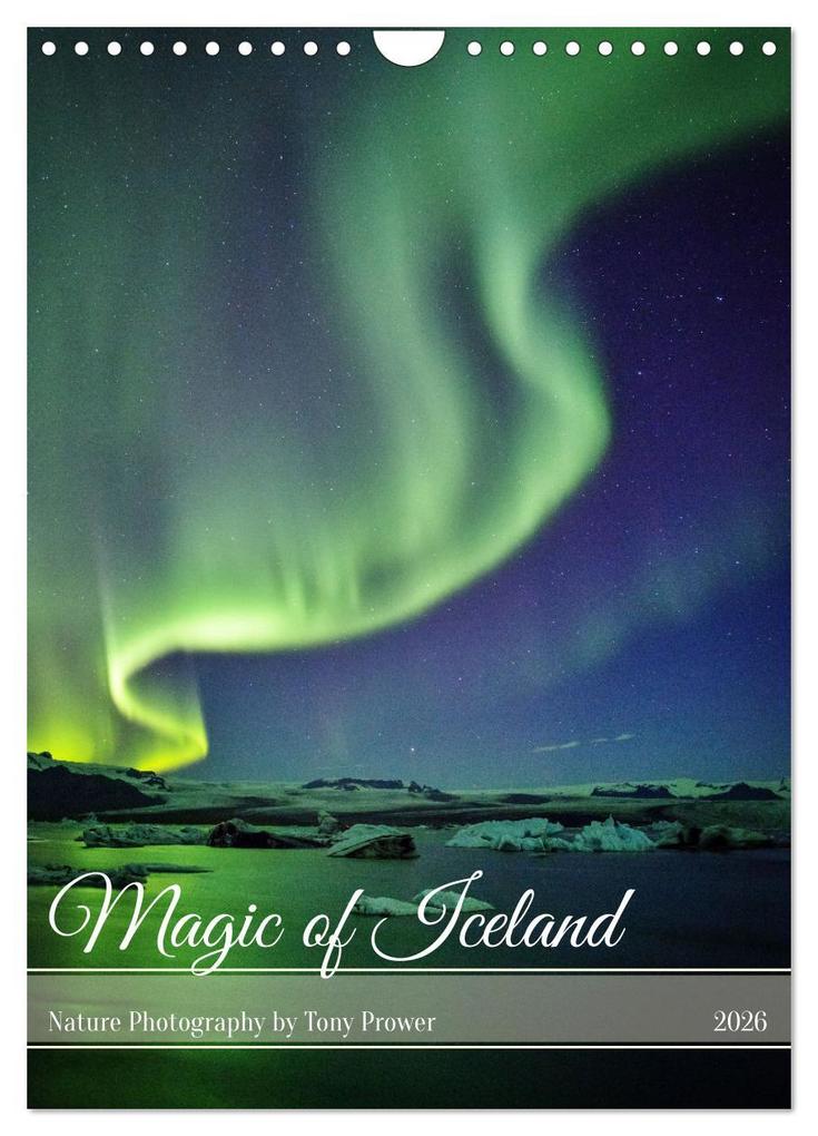 Magic of Iceland - nature photography (Wall Calendar 2026 DIN A4 portrait) CALVENDO 12 Month Wall Calendar