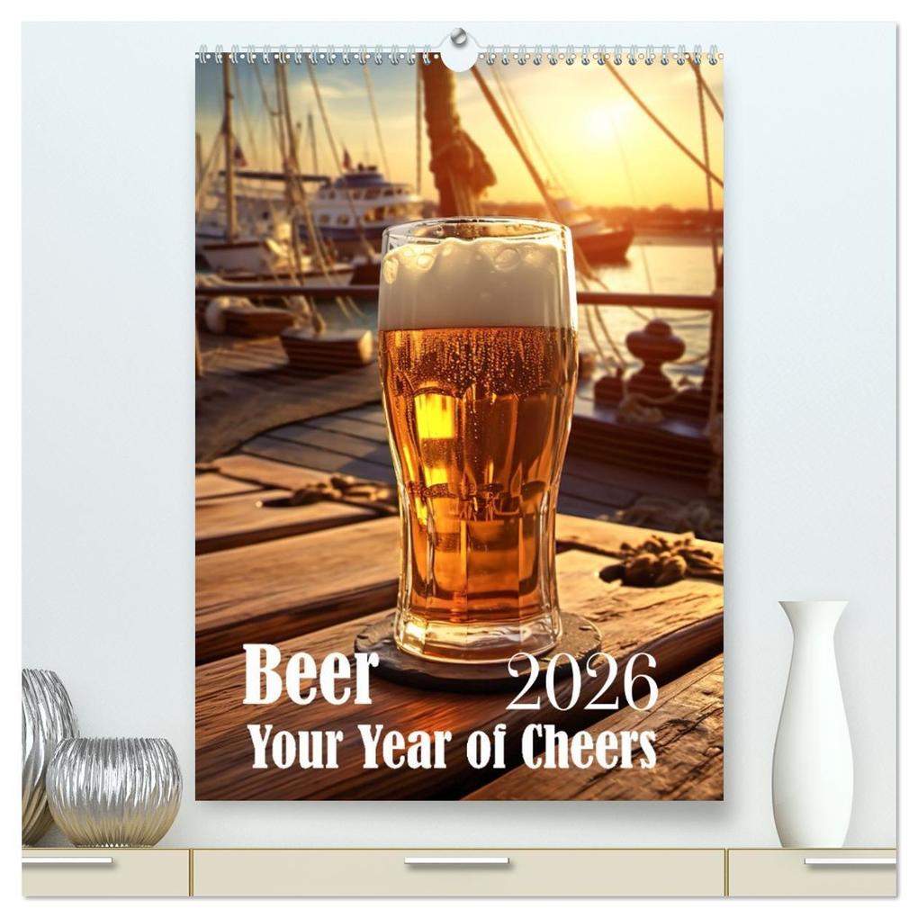 Beer (High Quality Premium Wall Calendar 2026 DIN A2 portrait)CALVENDO 12 Month Wall Calendar