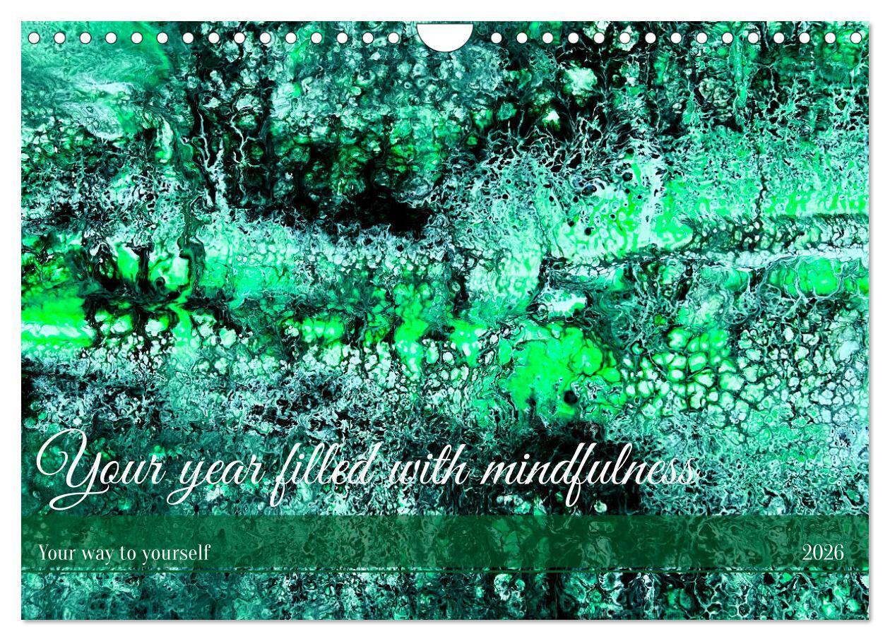 Your year filled with mindfulness (Wall Calendar 2026 DIN A4 landscape) CALVENDO 12 Month Wall Calendar