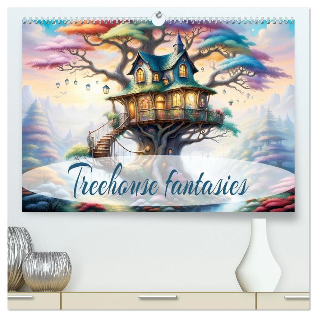 Treehouse fantasies (High Quality Premium Wall Calendar 2026 DIN A2 landscape)CALVENDO 12 Month Wall Calendar