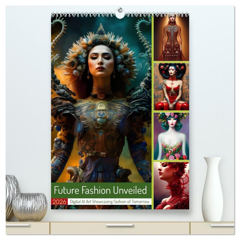 Future Fashion Unveiled (High Quality Premium Wall Calendar 2026 DIN A2 portrait)CALVENDO 12 Month Wall Calendar
