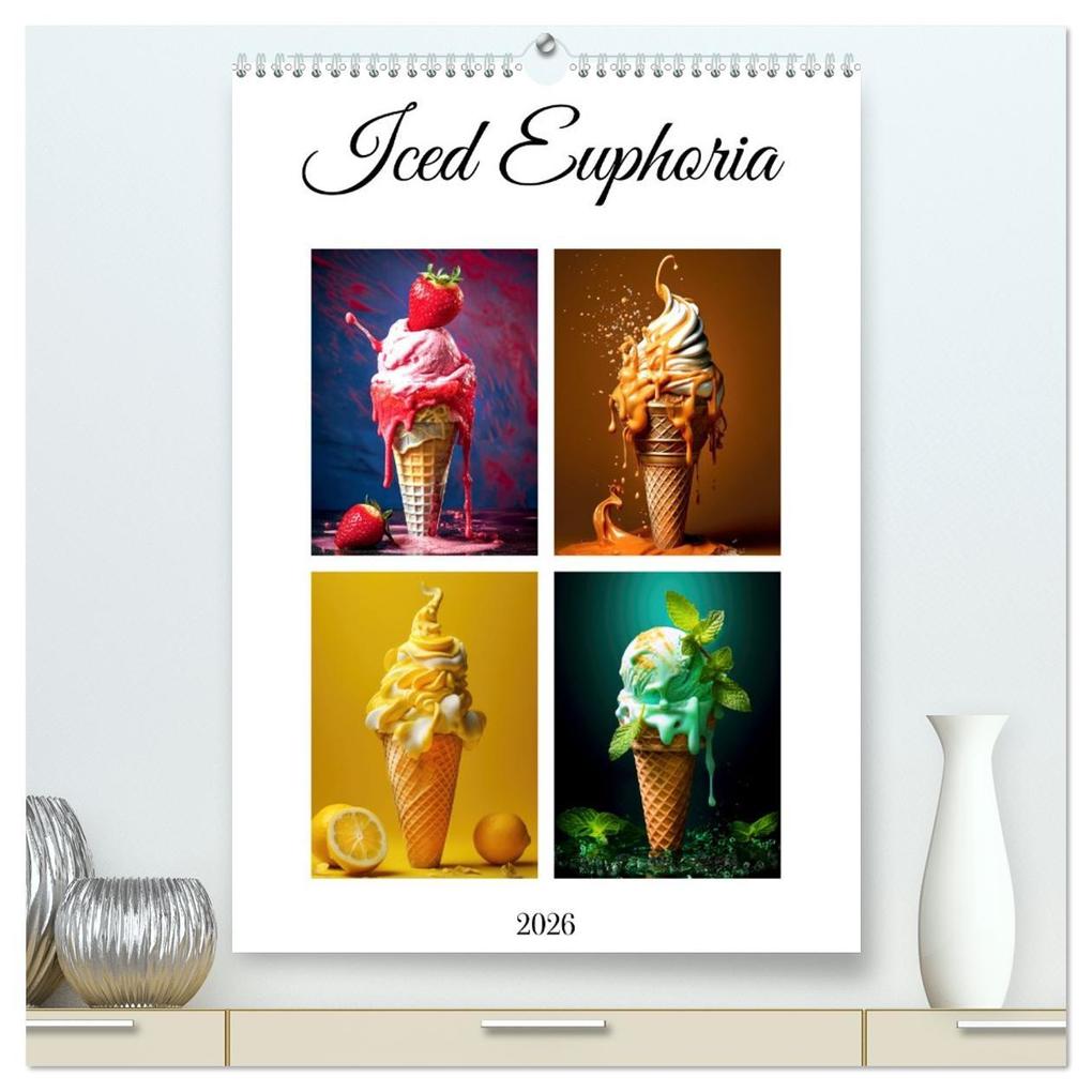 Iced Euphoria (High Quality Premium Wall Calendar 2026 DIN A2 portrait)CALVENDO 12 Month Wall Calendar