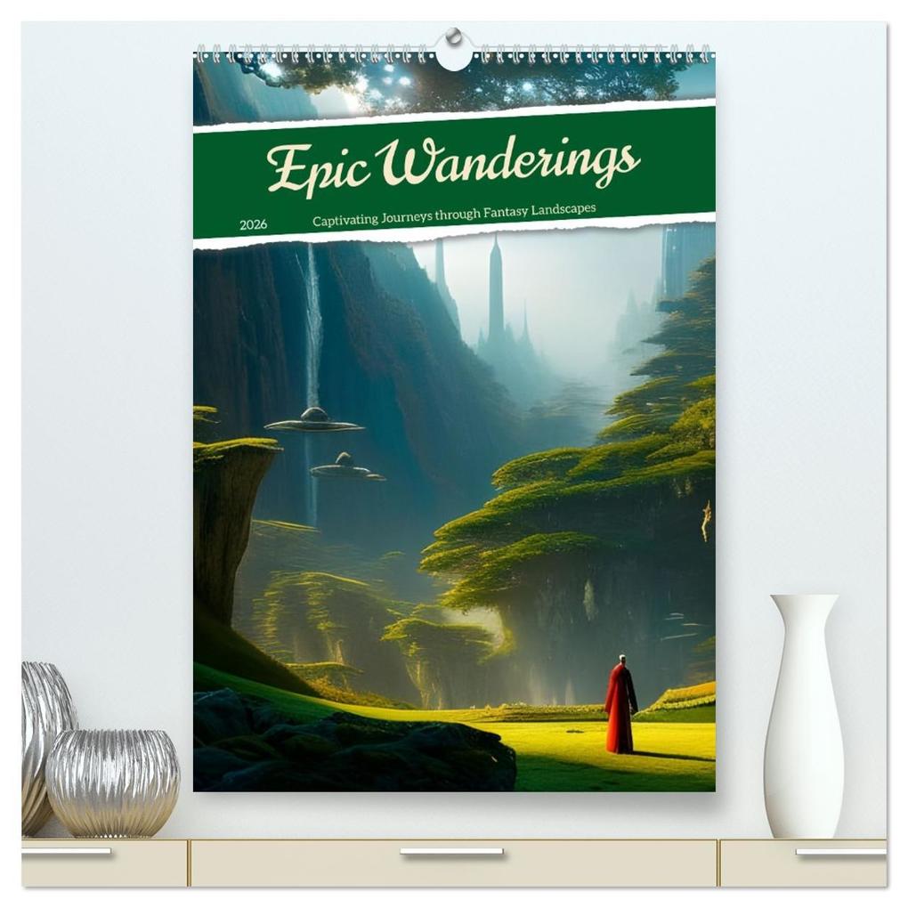 Epic Wanderings (High Quality Premium Wall Calendar 2026 DIN A2 portrait)CALVENDO 12 Month Wall Calendar