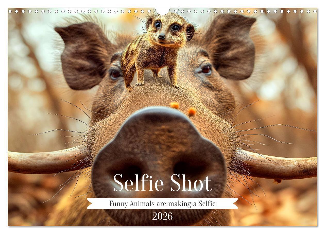 Selfie Shot (Wall Calendar 2026 DIN A3 landscape) CALVENDO 12 Month Wall Calendar