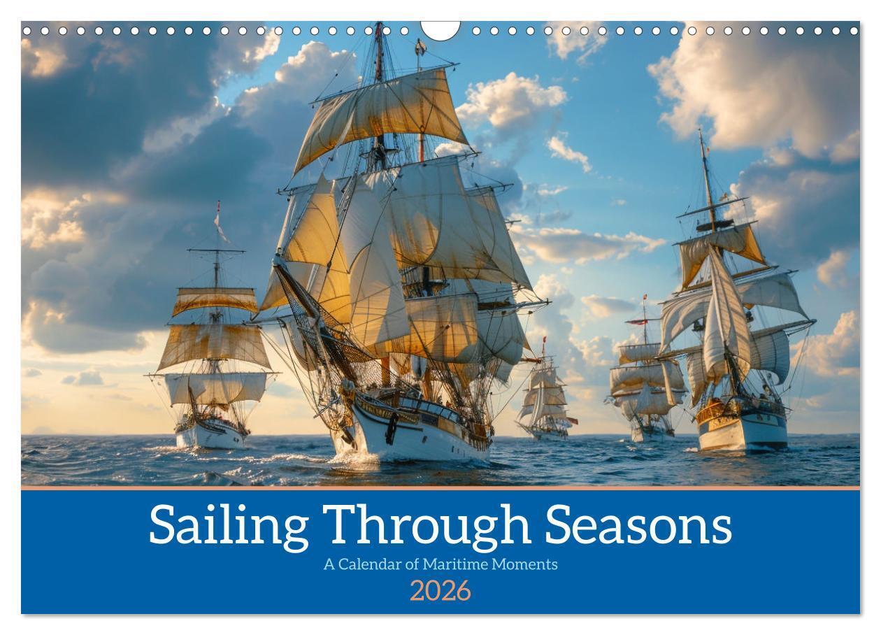 Sailing Through Seasons (Wall Calendar 2026 DIN A3 landscape) CALVENDO 12 Month Wall Calendar