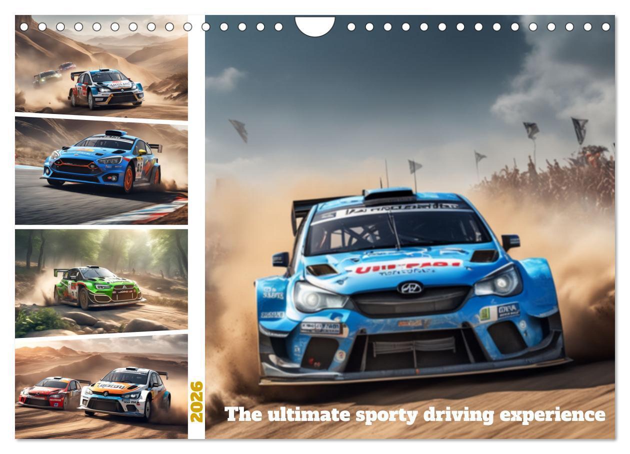 The ultimate sporty driving experience (Wall Calendar 2026 DIN A4 landscape) CALVENDO 12 Month Wall Calendar
