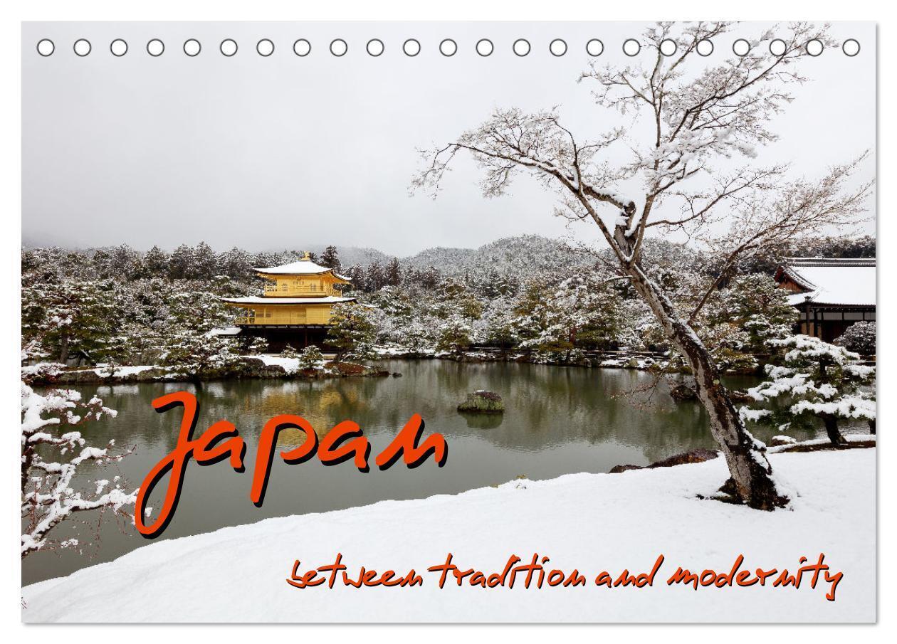 Japan - between tradition and modernity (Desk Calendar 2026 DIN A5 landscape) CALVENDO 12 Month DeskCalendar
