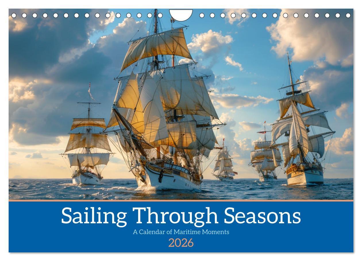 Sailing Through Seasons (Wall Calendar 2026 DIN A4 landscape) CALVENDO 12 Month Wall Calendar