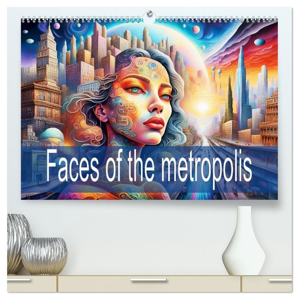 Faces of the metropolis (High Quality Premium Wall Calendar 2026 DIN A2 landscape)CALVENDO 12 Month Wall Calendar