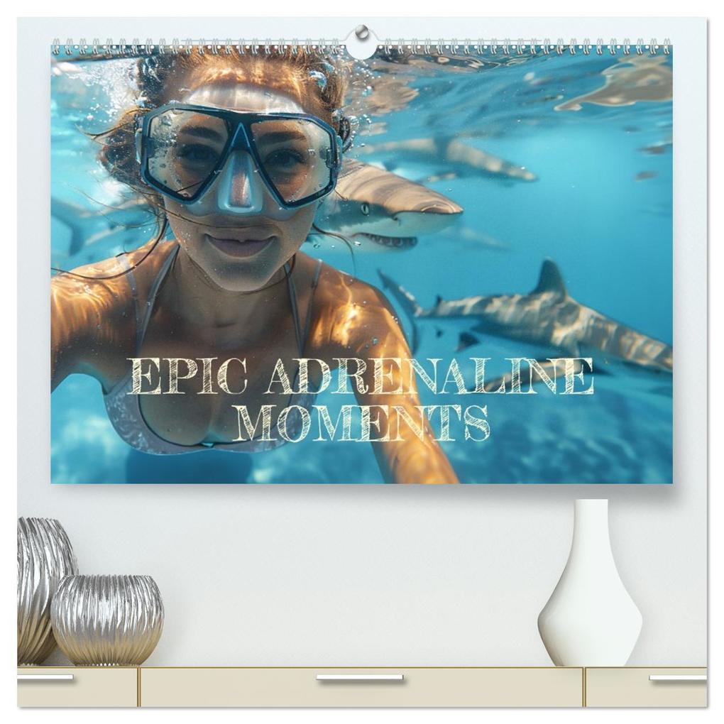 Epic Adrenaline Moments (High Quality Premium Wall Calendar 2026 DIN A2 landscape)CALVENDO 12 Month Wall Calendar