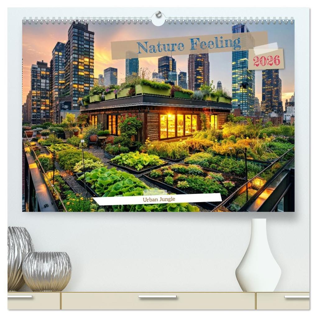 Nature Feeling - Urban Jungle (High Quality Premium Wall Calendar 2026 DIN A2 landscape)CALVENDO 12 Month Wall Calendar