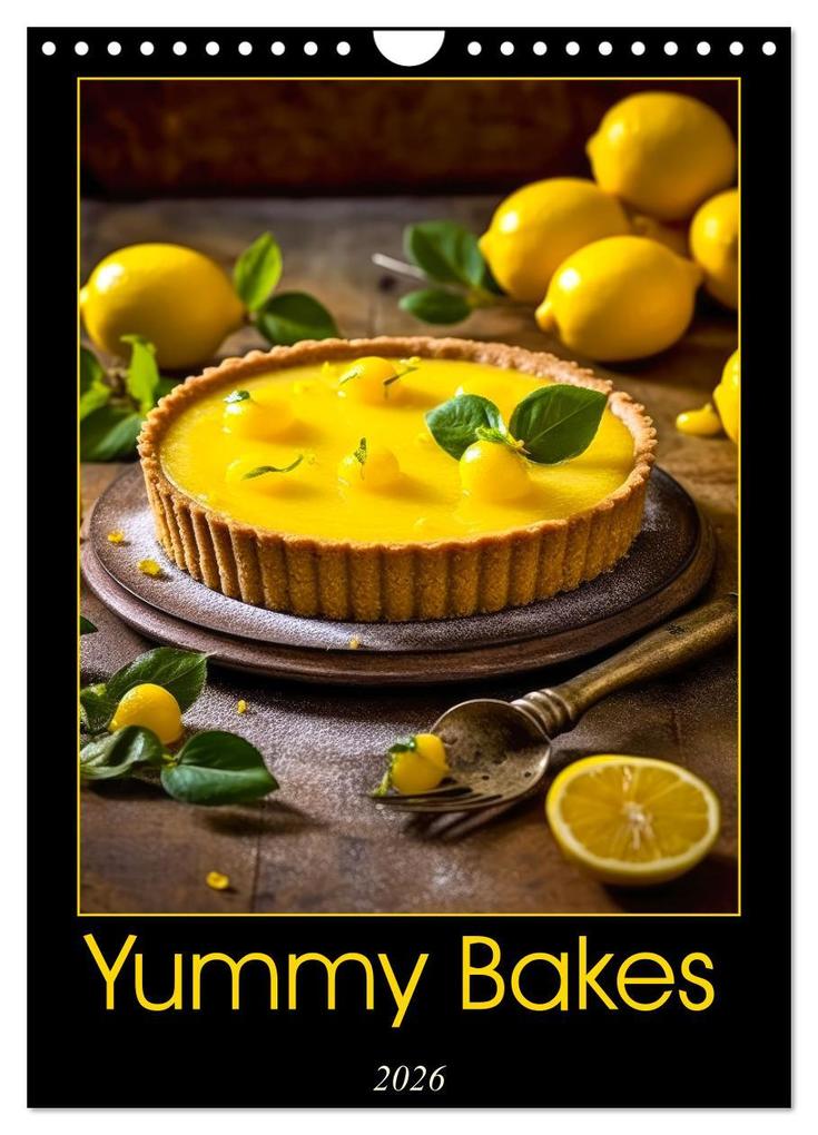Yummy Bakes (Wall Calendar 2026 DIN A4 portrait) CALVENDO 12 Month Wall Calendar