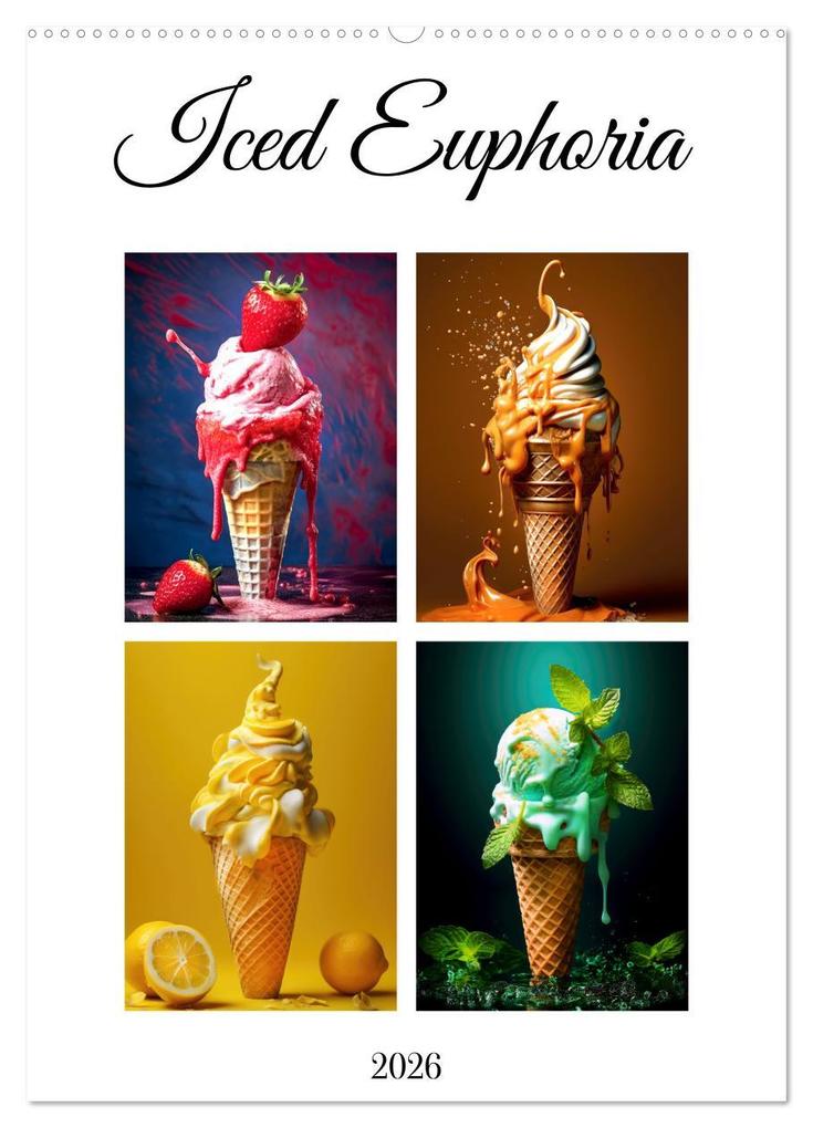 Iced Euphoria (Wall Calendar 2026 DIN A2 portrait) CALVENDO 12 Month Wall Calendar