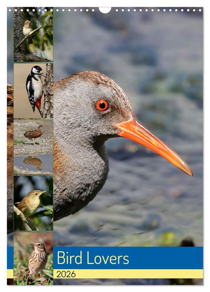 Bird Lovers (Wall Calendar 2026 DIN A3 portrait) CALVENDO 12 Month Wall Calendar