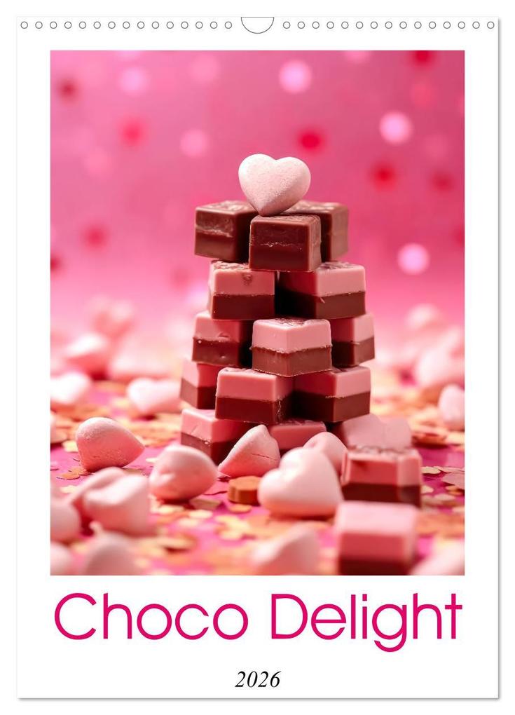 Choco Delight (Wall Calendar 2026 DIN A3 portrait) CALVENDO 12 Month Wall Calendar