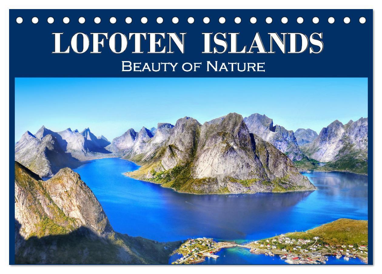 Lofoten Islands Beauty of Nature (Desk Calendar 2026 DIN A5 landscape) CALVENDO 12 Month DeskCalendar