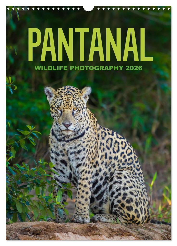 Pantanal Wildlife Photography (Wall Calendar 2026 DIN A3 portrait) CALVENDO 12 Month Wall Calendar