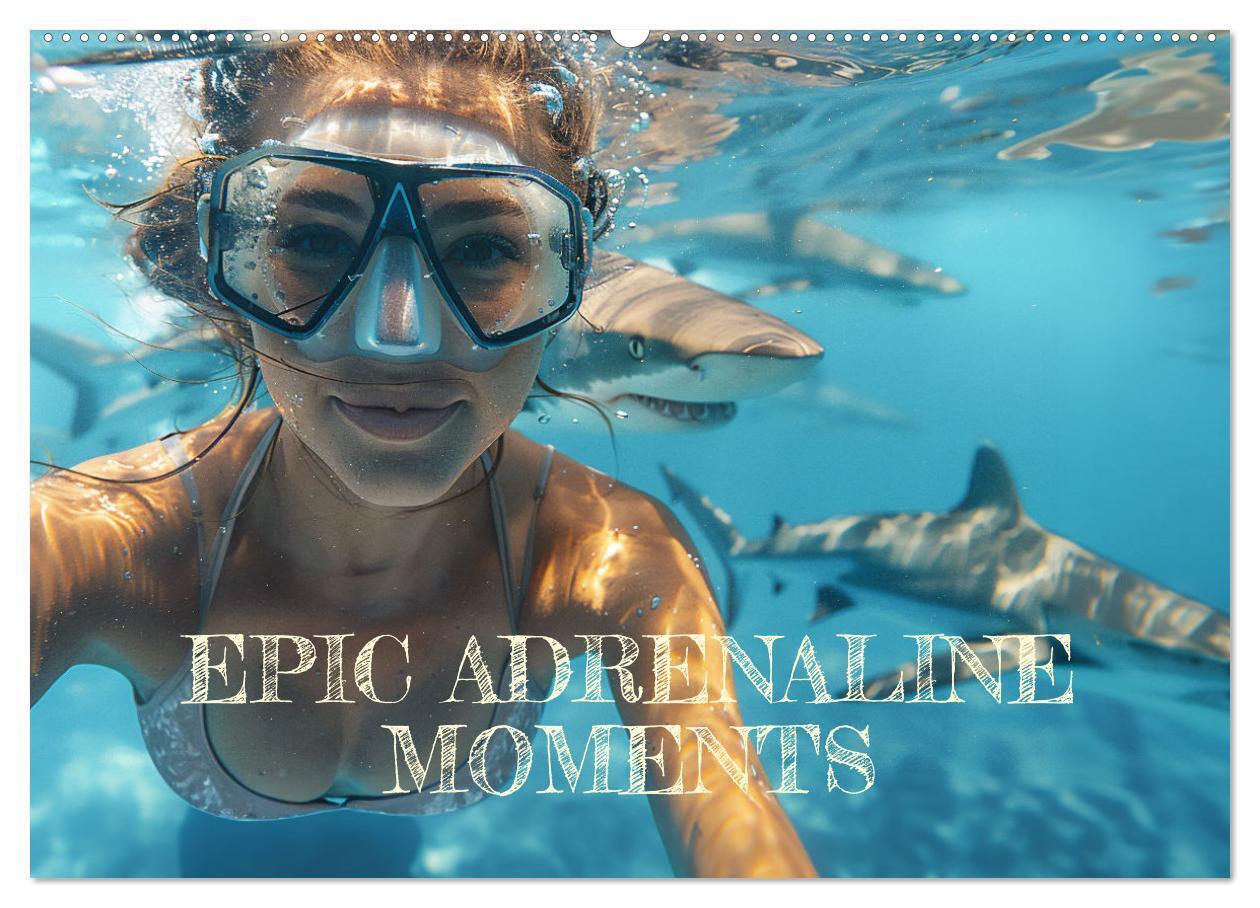 Epic Adrenaline Moments (Wall Calendar 2026 DIN A2 landscape) CALVENDO 12 Month Wall Calendar