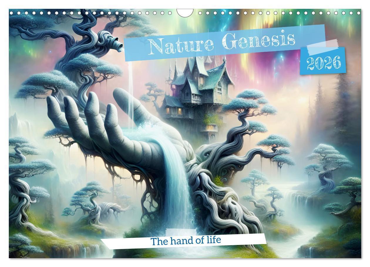 Nature Genesis - The hand of life (Wall Calendar 2026 DIN A3 landscape) CALVENDO 12 Month Wall Calendar