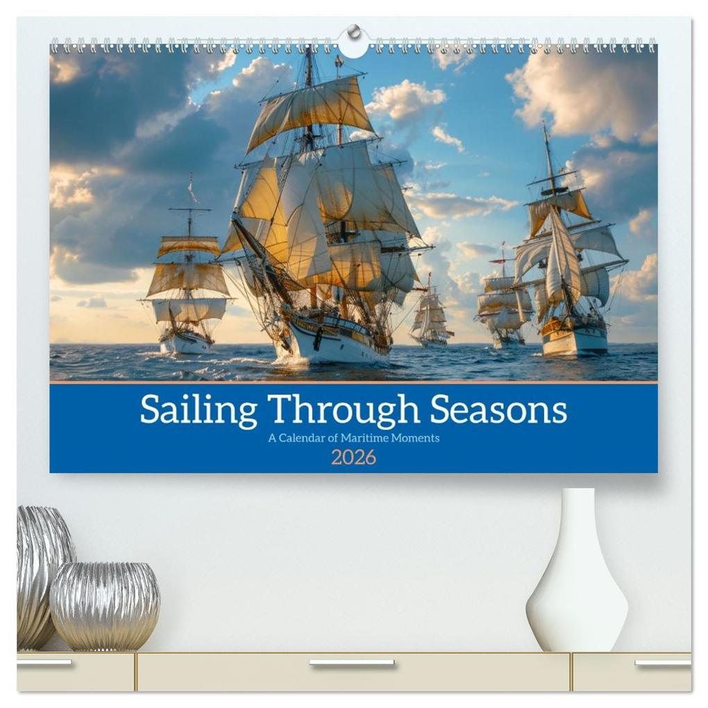Sailing Through Seasons (High Quality Premium Wall Calendar 2026 DIN A2 landscape)CALVENDO 12 Month Wall Calendar