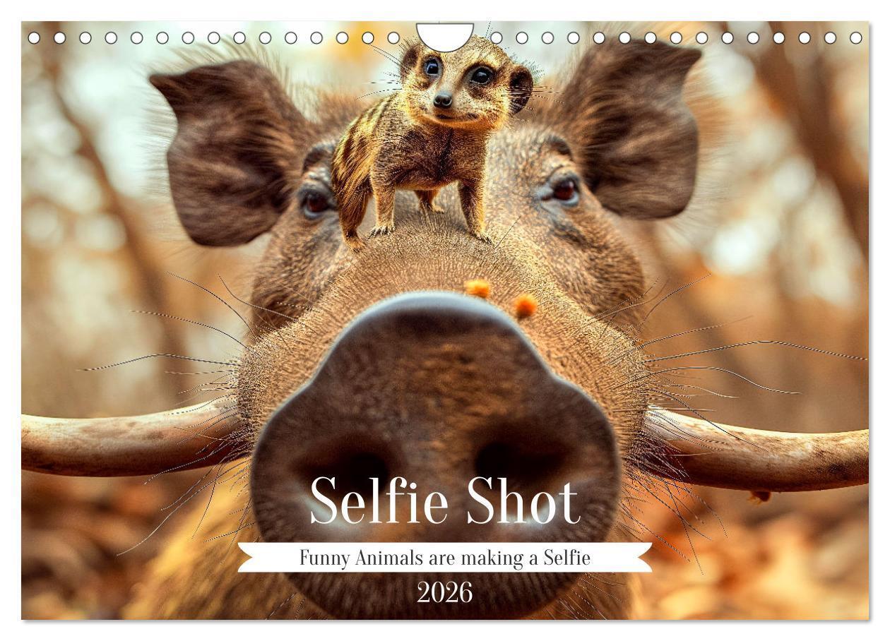 Selfie Shot (Wall Calendar 2026 DIN A4 landscape) CALVENDO 12 Month Wall Calendar