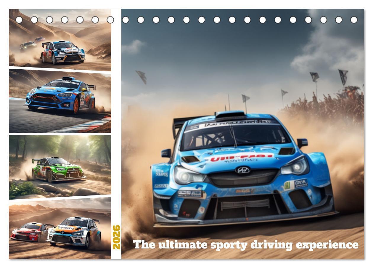 The ultimate sporty driving experience (Desk Calendar 2026 DIN A5 landscape) CALVENDO 12 Month DeskCalendar