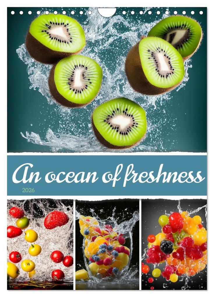 An ocean of freshness (Wall Calendar 2026 DIN A4 portrait) CALVENDO 12 Month Wall Calendar