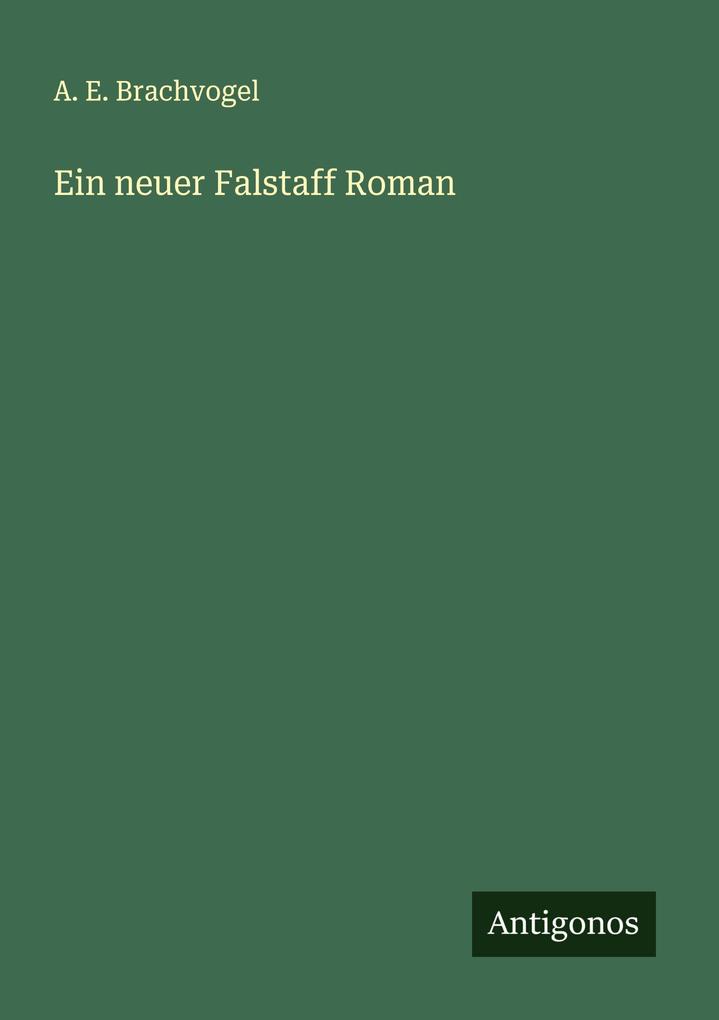Ein neuer Falstaff Roman