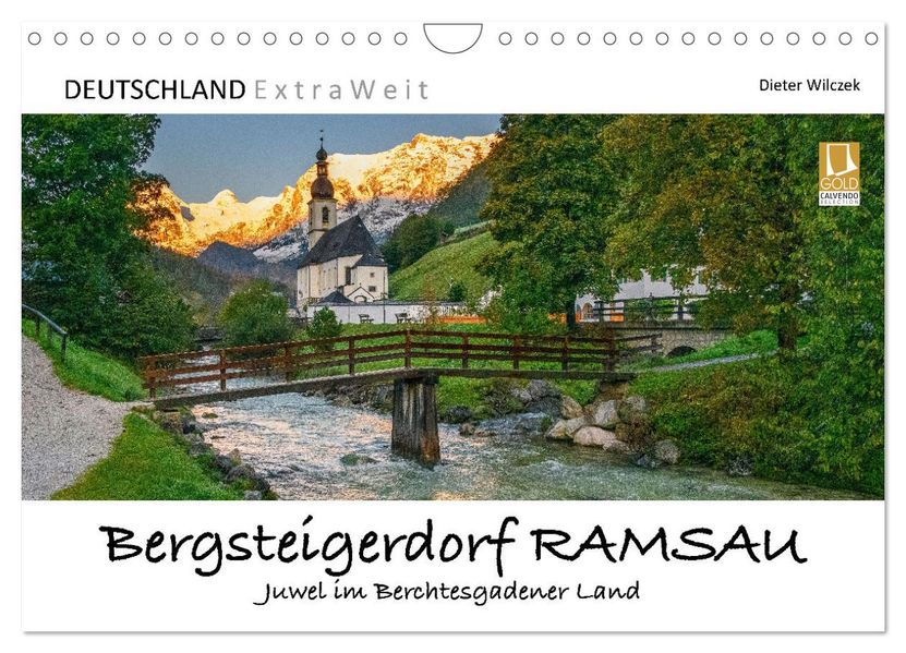 Bergsteigerdorf RAMSAU - Juwel im Berchtesgadener Land (Wandkalender 2026 DIN A4 quer) CALVENDO Monatskalender