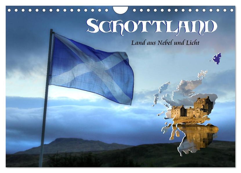 Schottland - Land aus Nebel und Licht (Wandkalender 2026 DIN A4 quer) CALVENDO Monatskalender