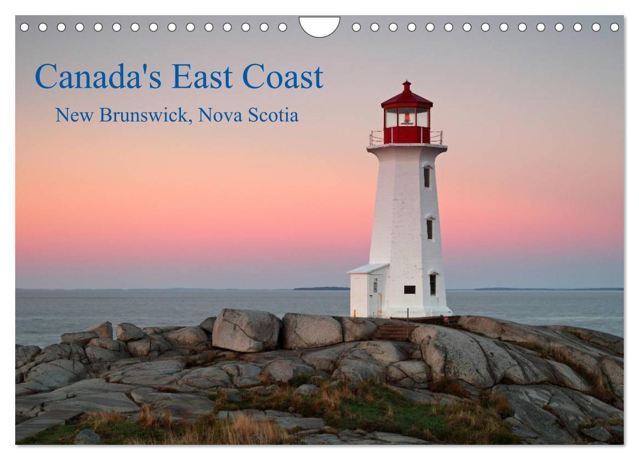 Canada's East Coast / UK-Version (Wall Calendar 2026 DIN A4 landscape) CALVENDO 12 Month Wall Calendar