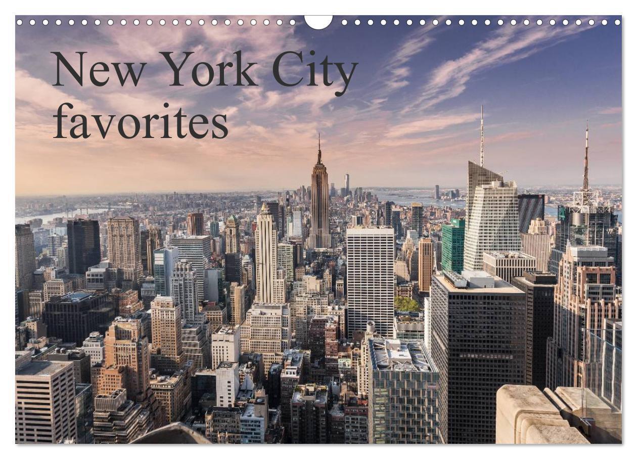 New York City favorites / UK-Version (Wall Calendar 2026 DIN A3 landscape) CALVENDO 12 Month Wall Calendar