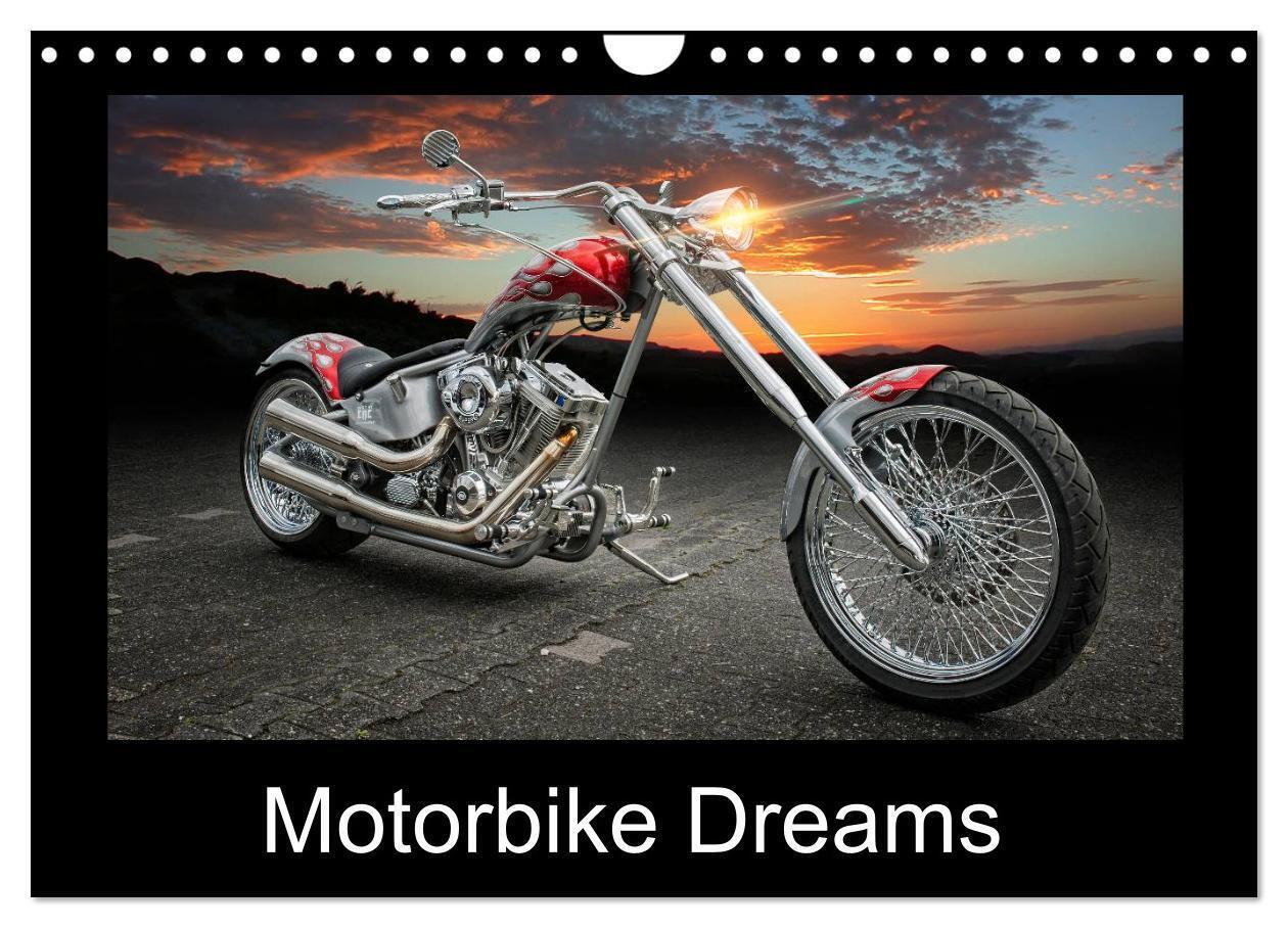 Motorbike Dreams (Wall Calendar 2026 DIN A4 landscape) CALVENDO 12 Month Wall Calendar