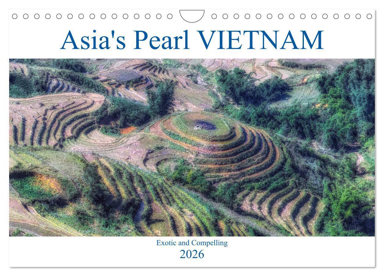 Asia's Pearl Vietnam (Wall Calendar 2026 DIN A4 landscape) CALVENDO 12 Month Wall Calendar