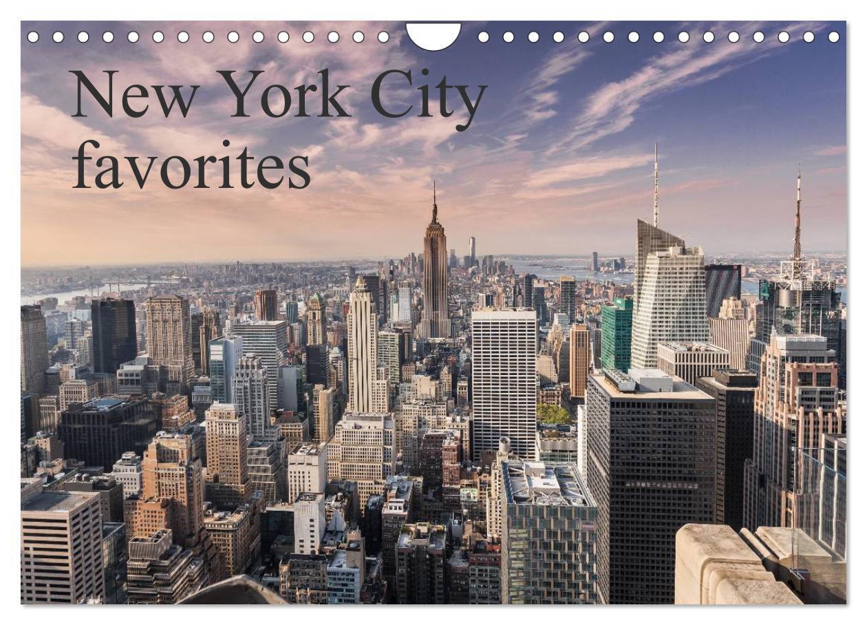 New York City favorites / UK-Version (Wall Calendar 2026 DIN A4 landscape) CALVENDO 12 Month Wall Calendar