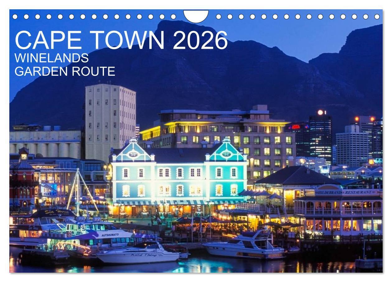 CAPE TOWN 2026 (Wall Calendar 2026 DIN A4 landscape) CALVENDO 12 Month Wall Calendar