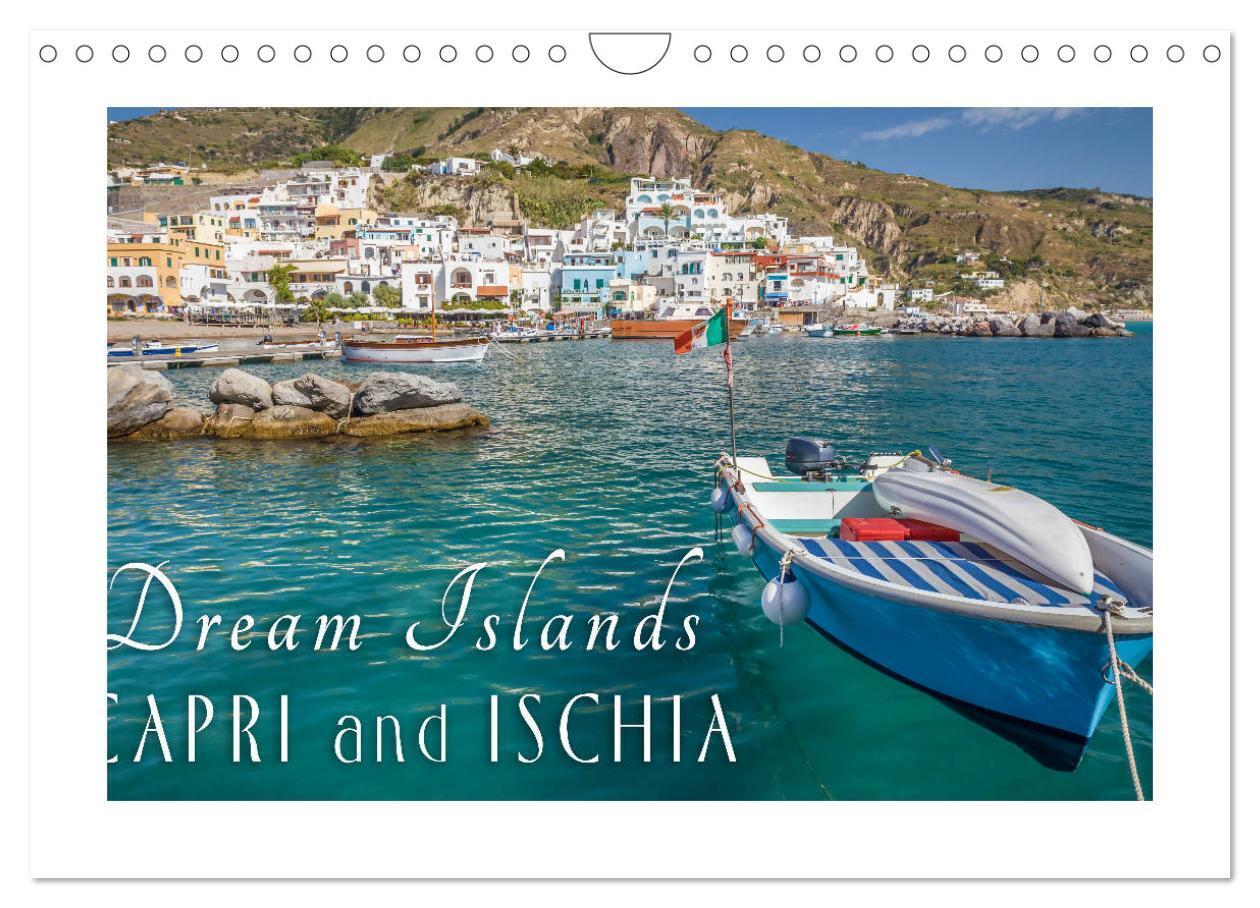 Dream Islands Capri and Ischia (Wall Calendar 2026 DIN A4 landscape) CALVENDO 12 Month Wall Calendar