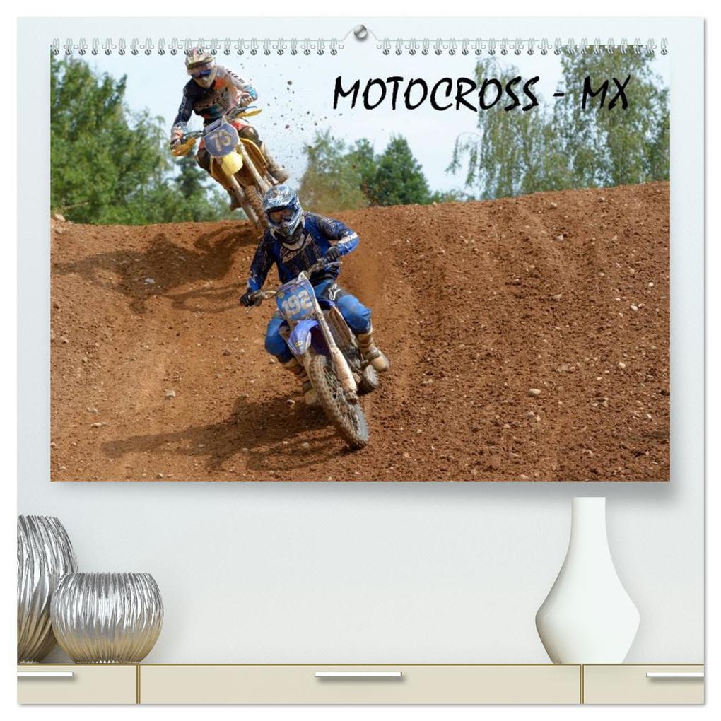Motocross - MX UK-Version (High Quality Premium Wall Calendar 2026 DIN A2 landscape)CALVENDO 12 Month Wall Calendar