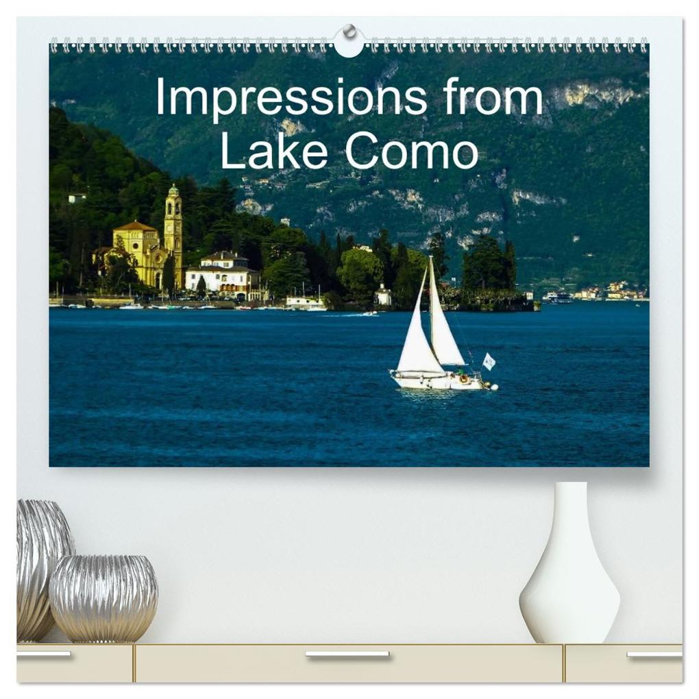 Impressions from Lake Como / UK-Version (High Quality Premium Wall Calendar 2026 DIN A2 landscape)CALVENDO 12 Month Wall Calendar