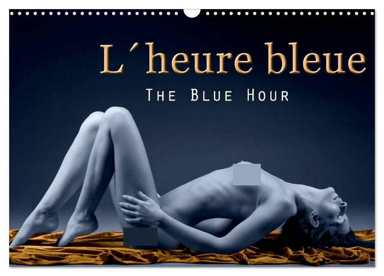 Lheure bleue - The Blue Hour (Wall Calendar 2026 DIN A3 landscape) CALVENDO 12 Month Wall Calendar